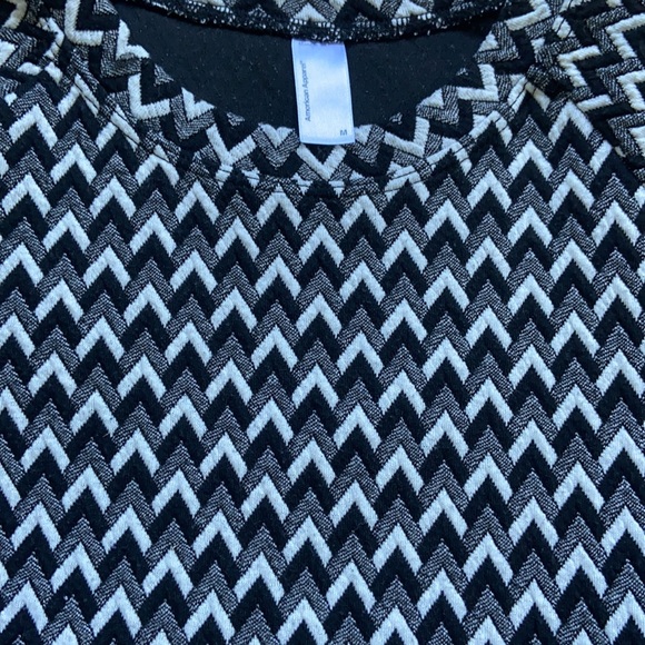 Long sleeve American apparel jacquard crop top m🎁24 hour price drop! - Picture 3 of 7